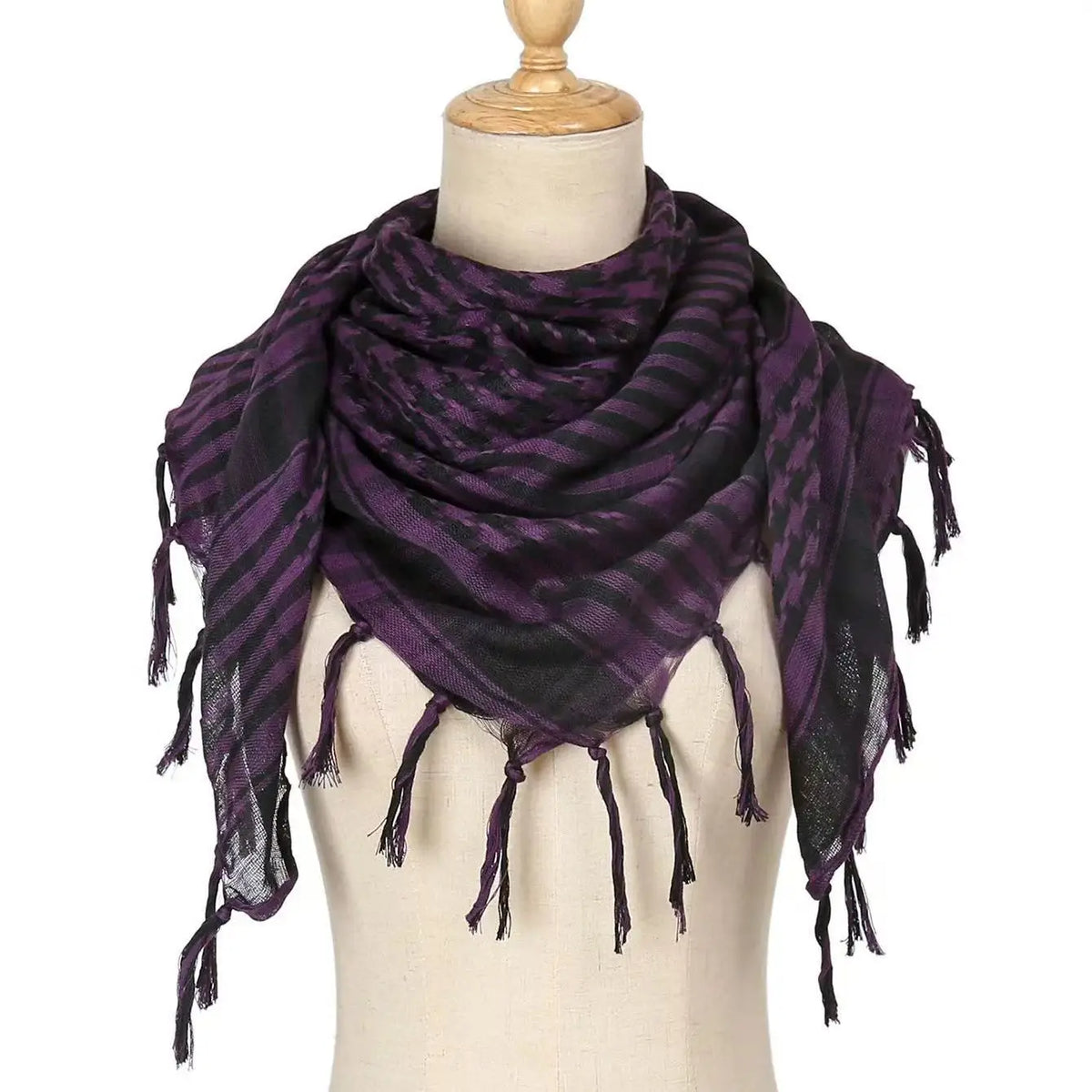Foulard carré en polyester motif cachemire | MDN Store 25