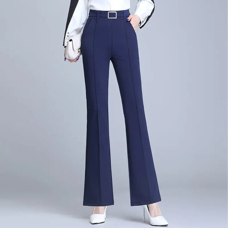 Pantalon Évasé Taille Haute Diamants | MDN Store