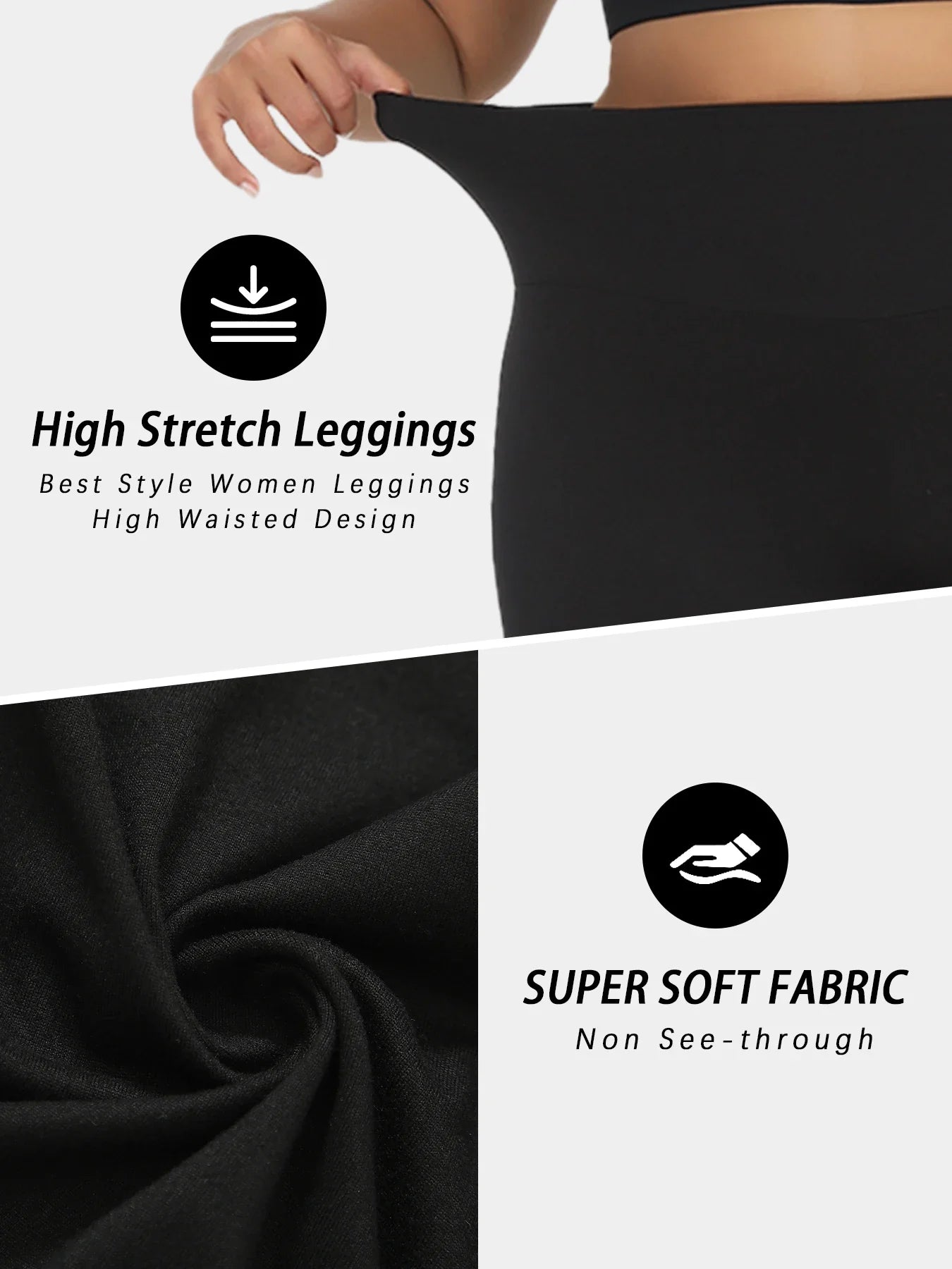 Legging Femme Taille Haute Gainant Sport | MDN Store