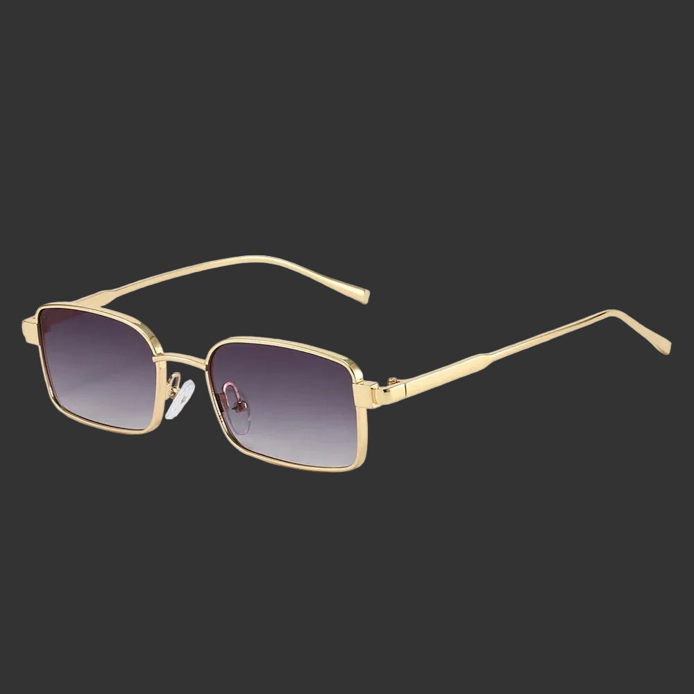 Lunettes Soleil Rectangle Y2K Alliage | MDN