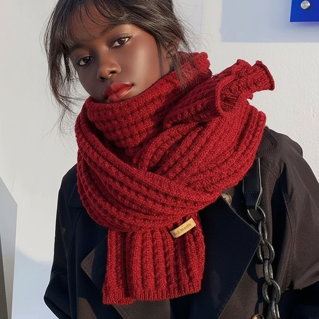 Écharpe Tricotée Thermique Hiver | MDN Store
