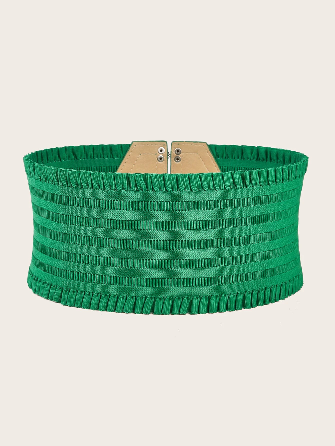 Ceinture Large Élastique Triple Boucle Volants Femme - Ceinture Robe Décorative Ajustable | MDN