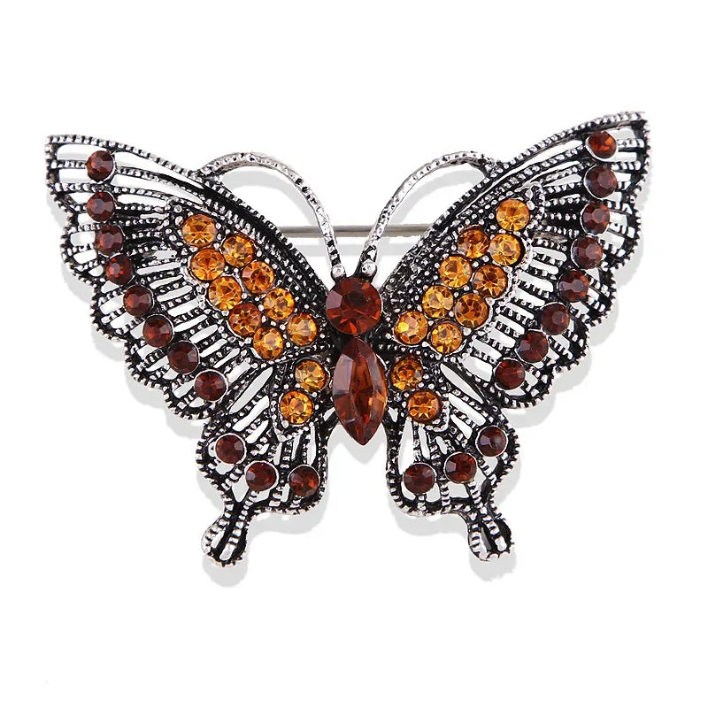 Broche Papillon Baroque Vintage Pin Badge Élégant | MDN