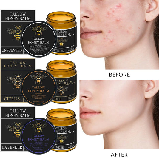 Crème Suif de Bœuf Miel Fouetté Visage Corps Hydratant Absorption Rapide 100g | MDN