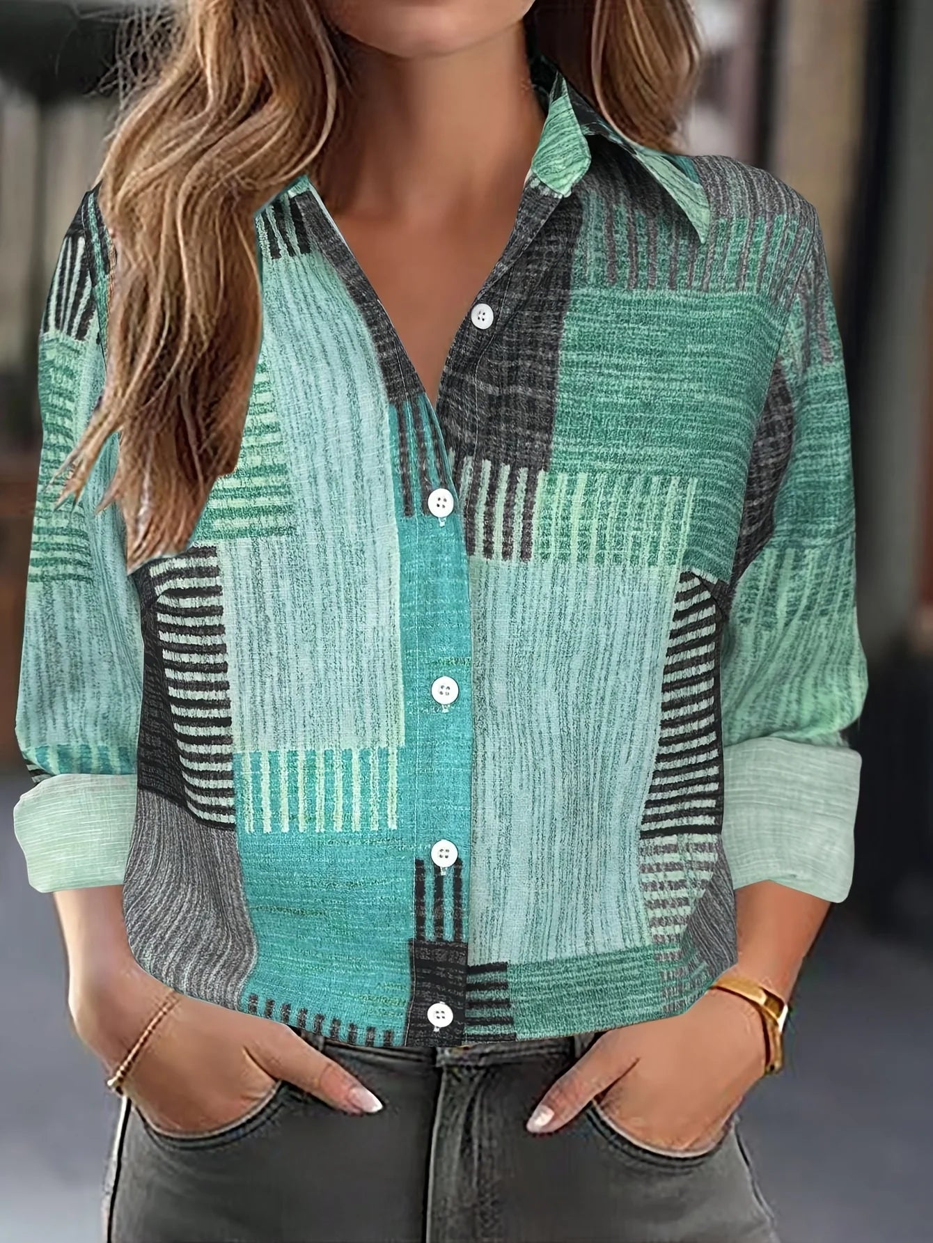 Blouse Femme Patchwork Y2K | MDN Store