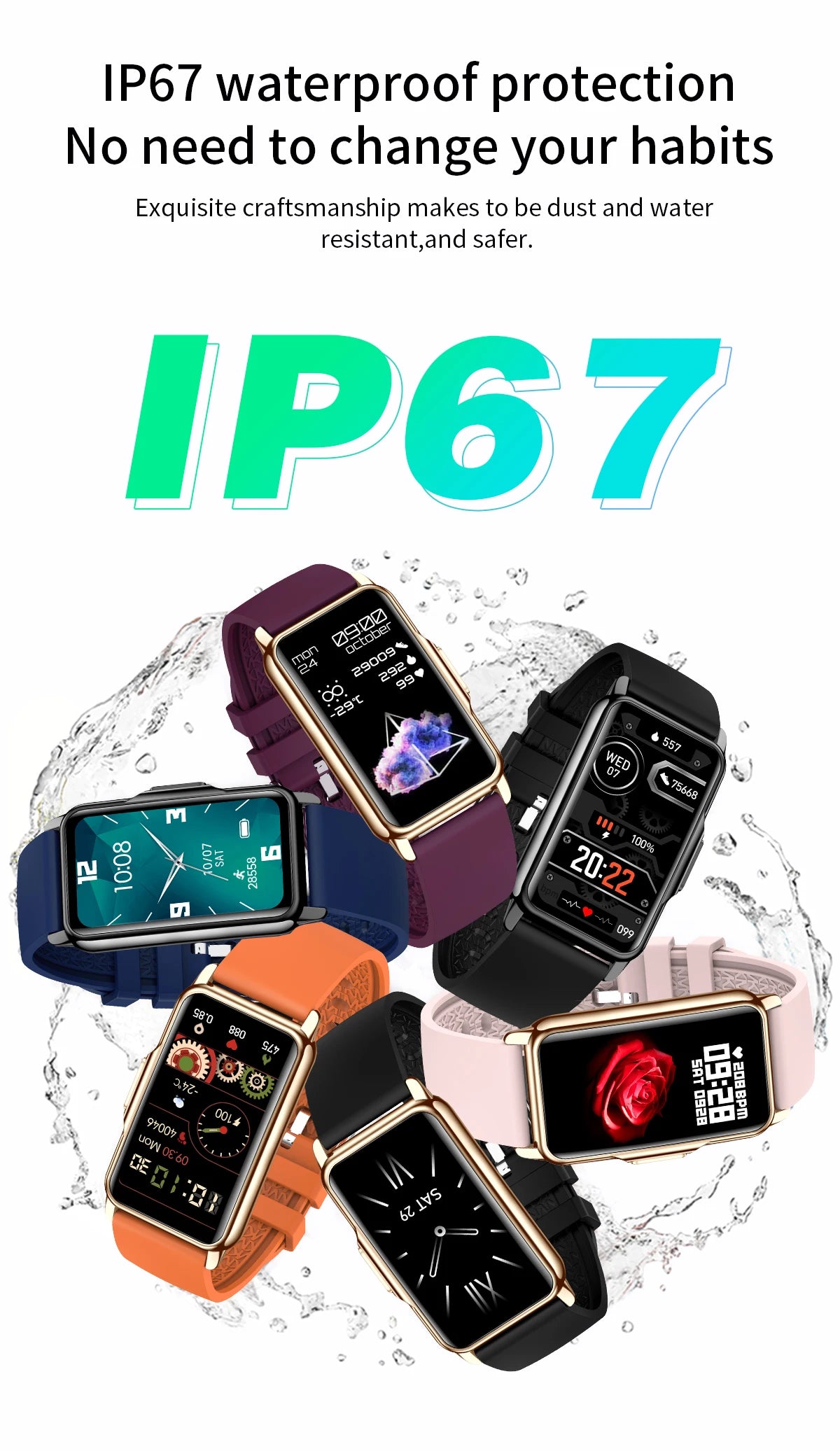 Bracelet Connecté Sport Cardiofréquencemètre SpO2 | MDN Store