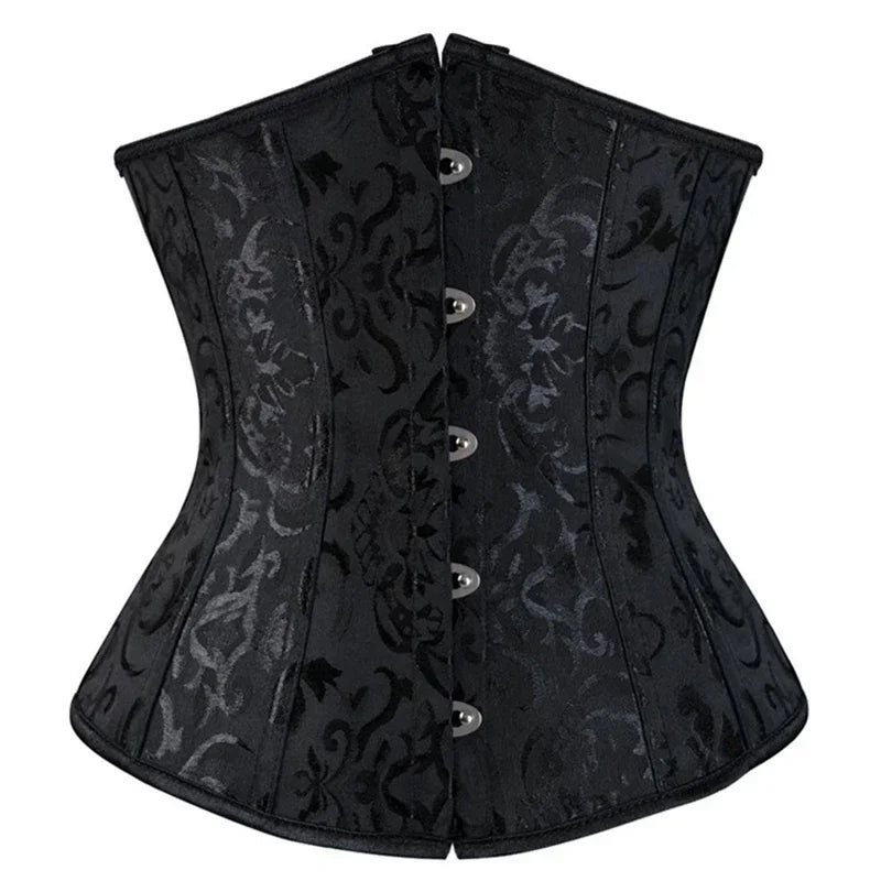 Corset Sous-Poitrine Jacquard Floral | MDN Store