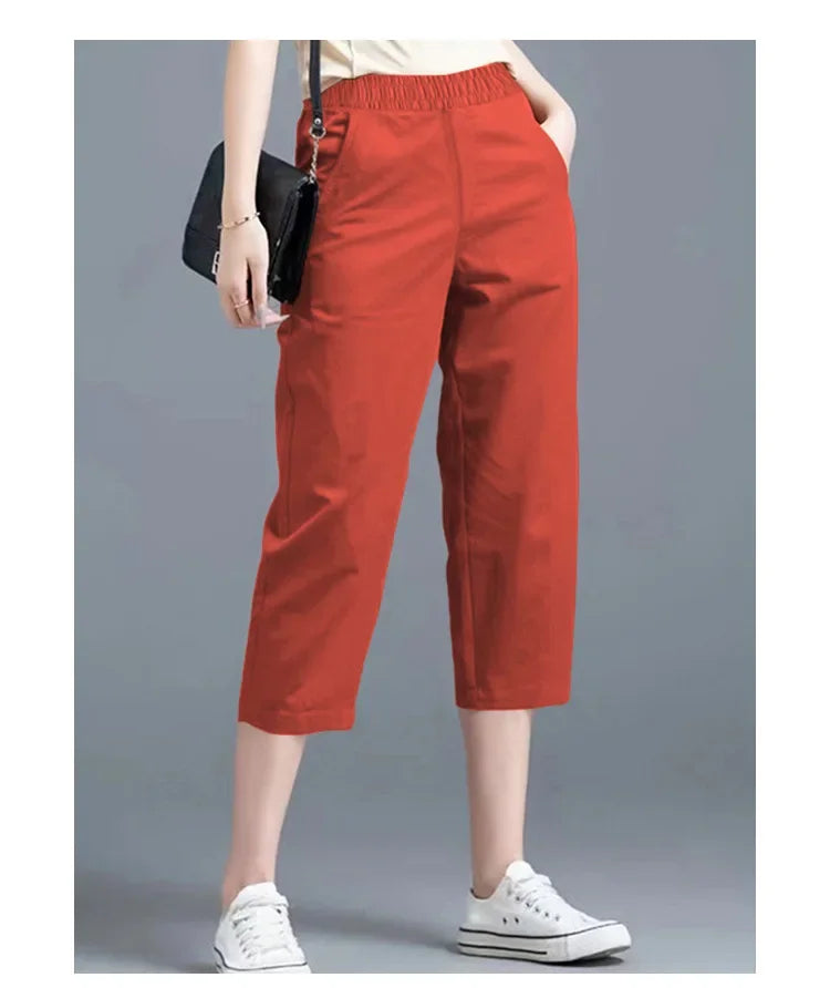 Pantacourt Large Soie Glacée Été Femme | MDN Store