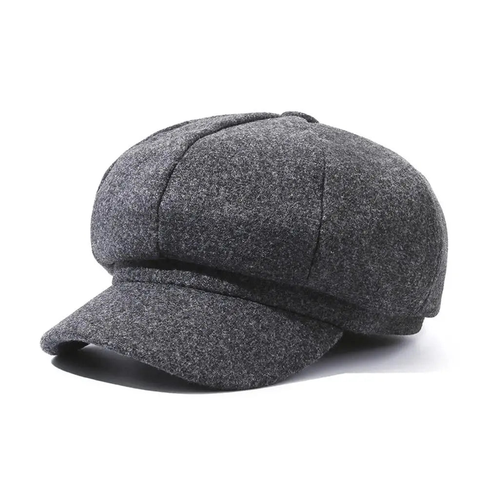 Béret Casquette Octogonale Laine | MDN