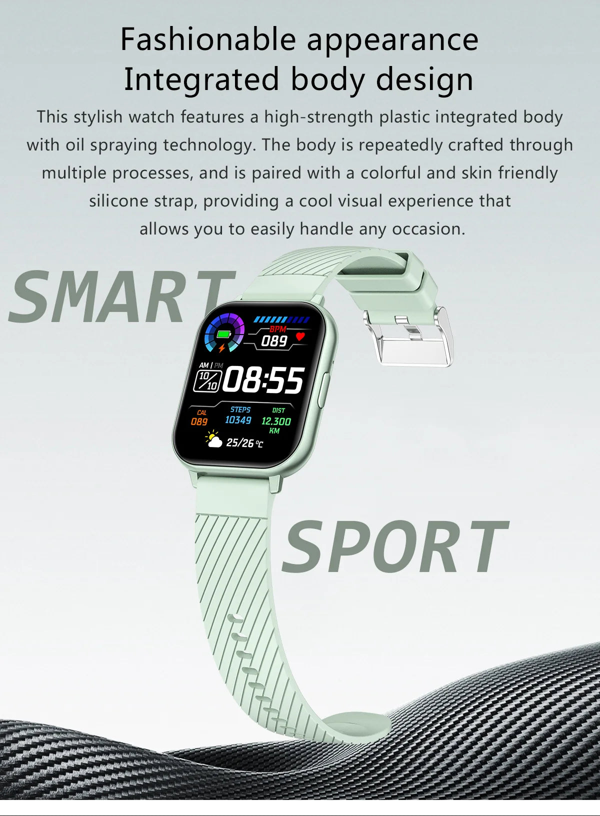 Montre Connectée Femme LIGE Tactile Personnalisable - Cardiaque Sommeil Étanche Sport | MDN