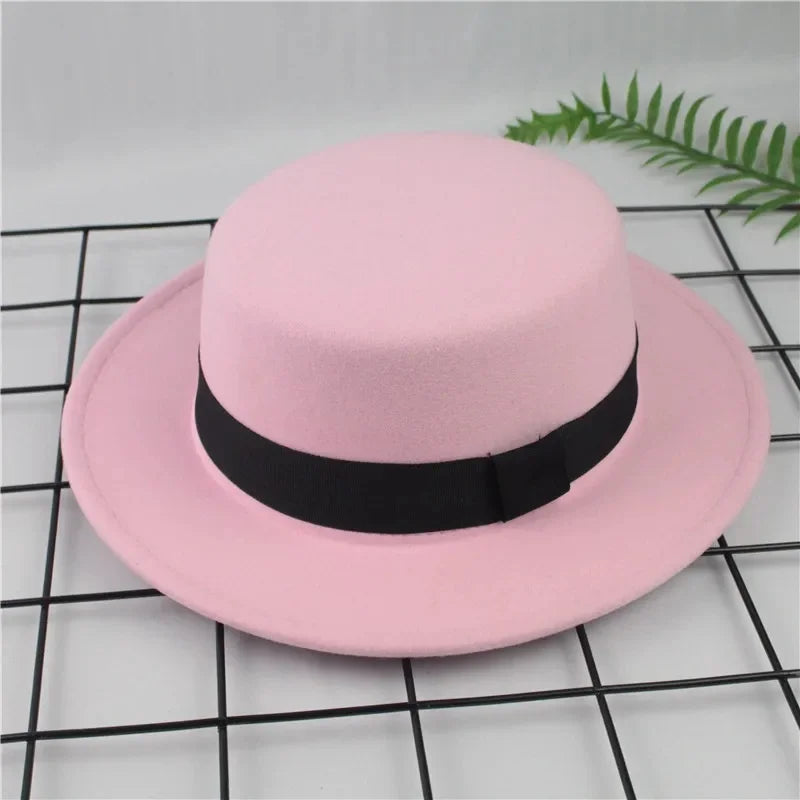 Chapeau Plat Vintage Laine Britannique | MDN
