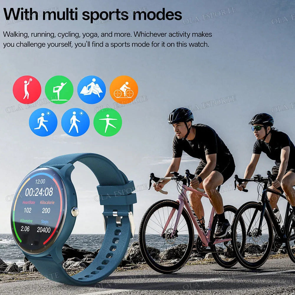 Montre Connectee Femme Sport Fitness Bluetooth IP67 Ecran Tactile | MDN Store 25