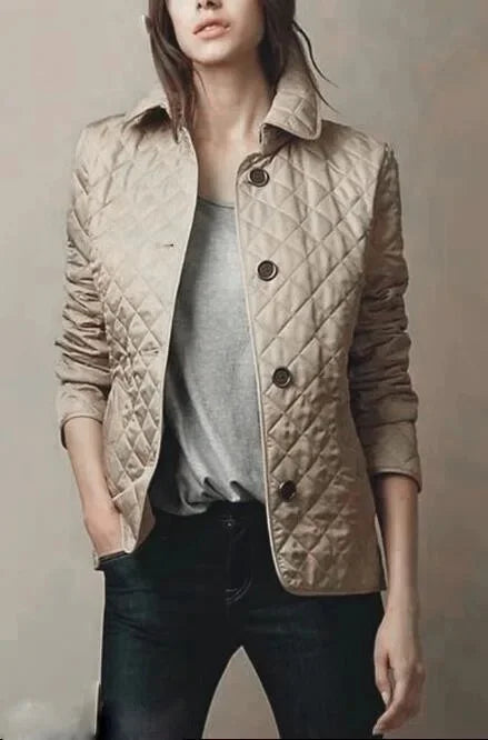 Veste Coton-Soie Col Montant Hiver | MDN Store