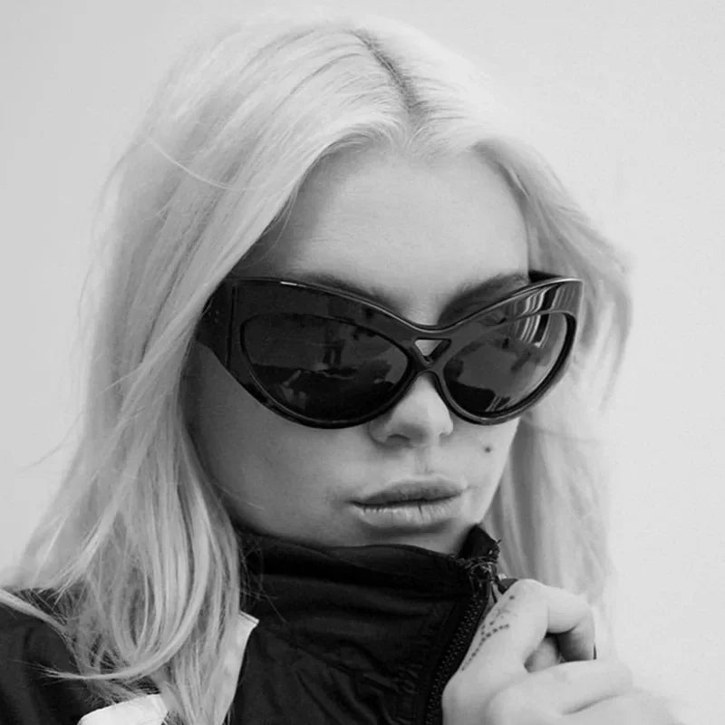 Lunettes de Soleil Cat Eye Papillon Y2K UV400 - Femme | MDN