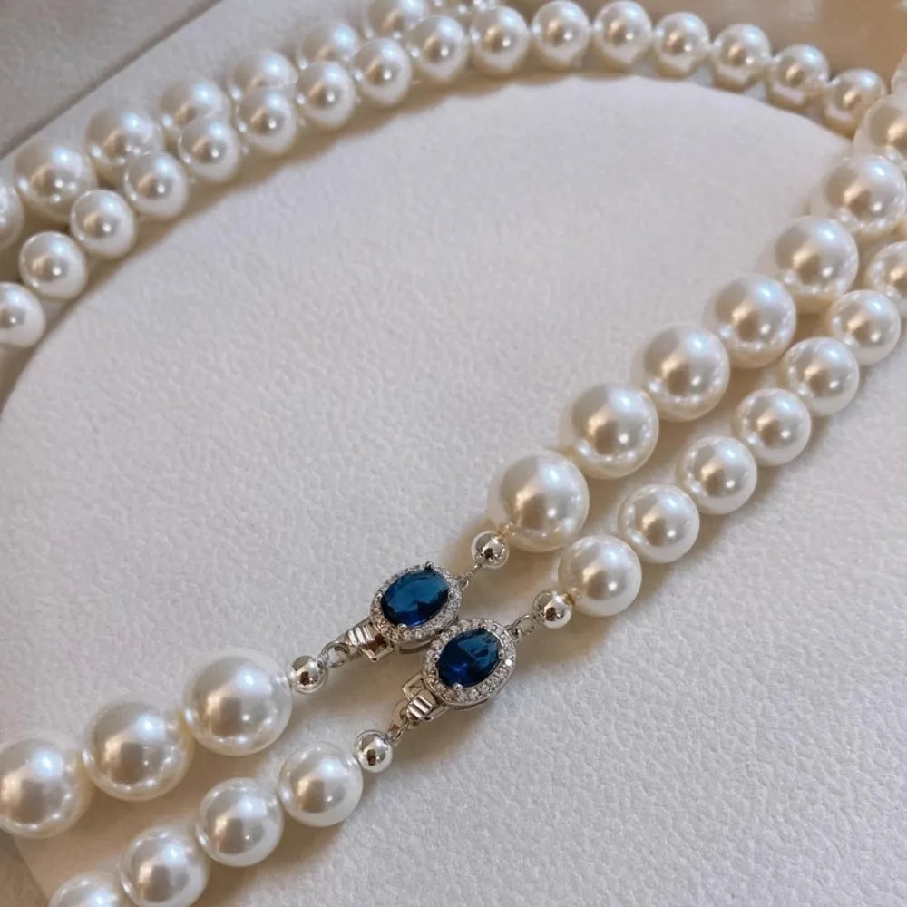 Collier Perles Artificielles Luxe Choker Ras du Cou Classique | MDN Store