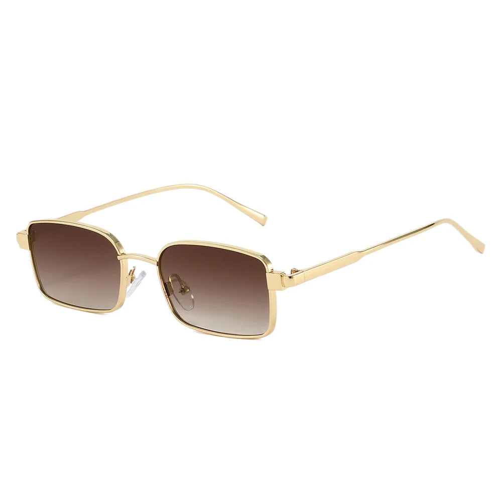Lunettes Soleil Rectangle Style Années 2000 Alliage | MDN Store