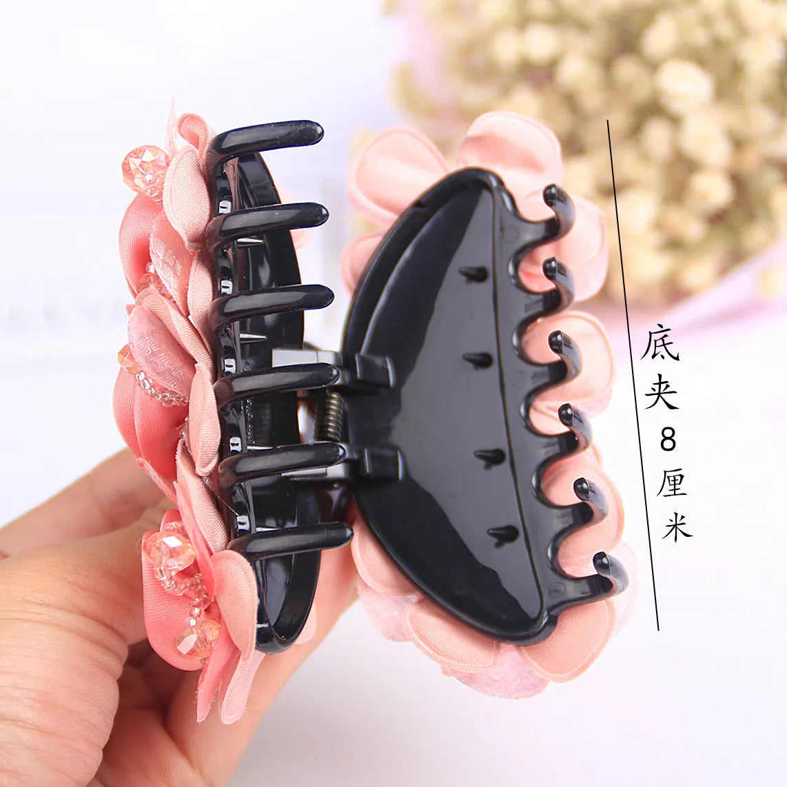 Pince à Cheveux Crabe Fleurie - Accessoire Cheveux Élégant et Pratique | MDN Store