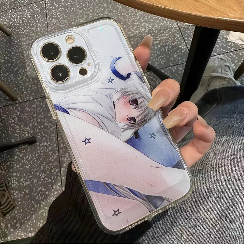 Coque iPhone Anime Femme Style Années 2000 Minimaliste - 16 15 14 13 | MDN Store