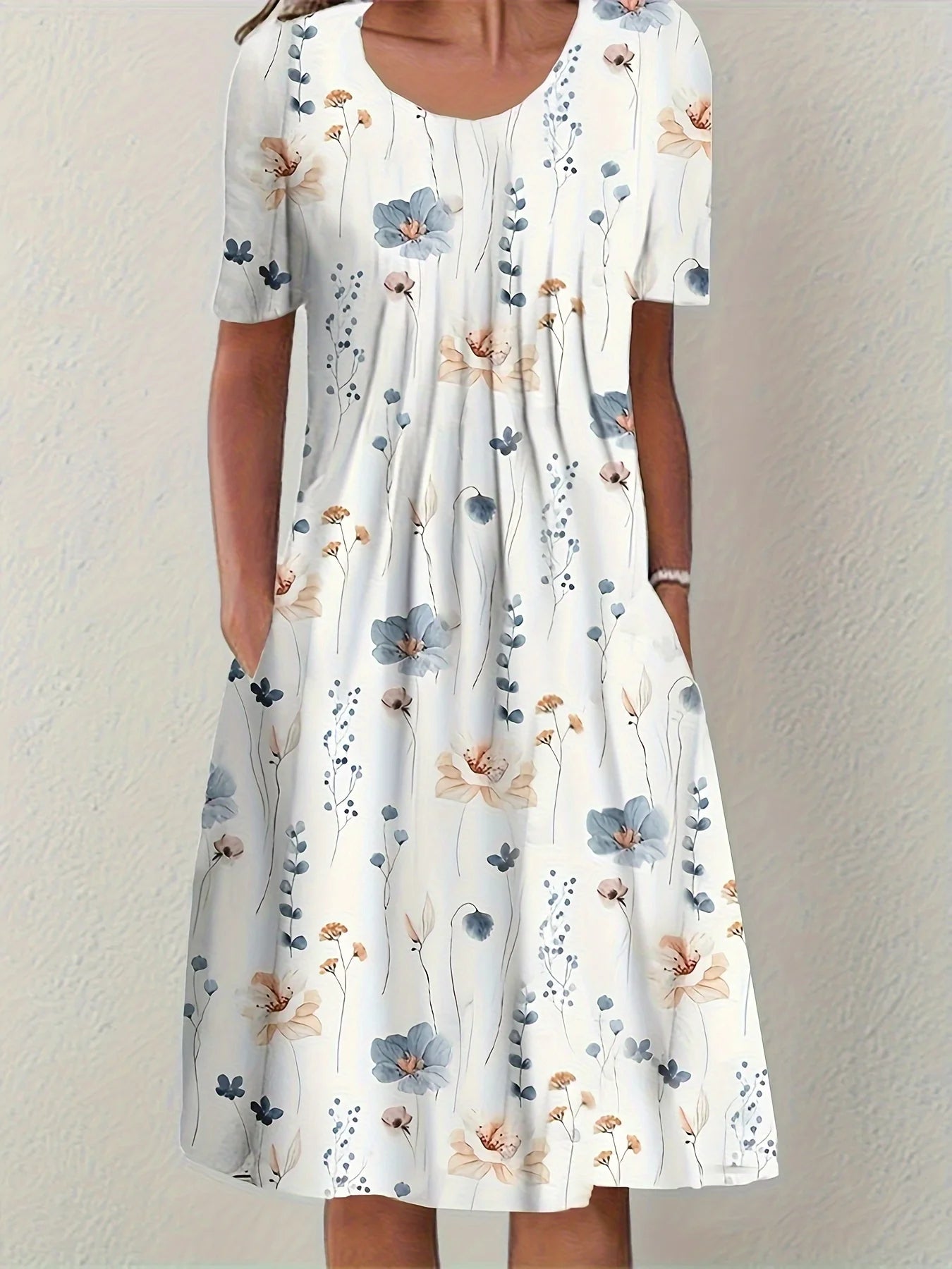 Robe Grande Taille Élégante Femme Decontractee | MDN Store