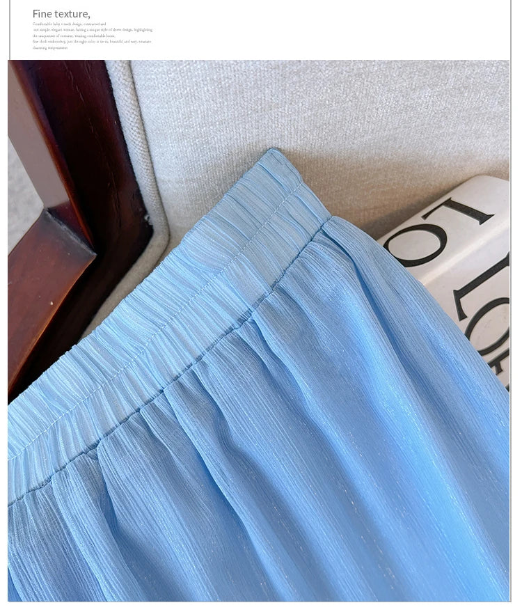 Pantalon Jupe Mousseline Brodé Femme | MDN Store