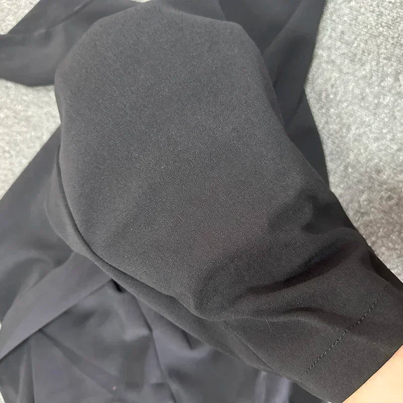 Pantalon Femme Taille Haute Droit Été Léger Costume - MDN