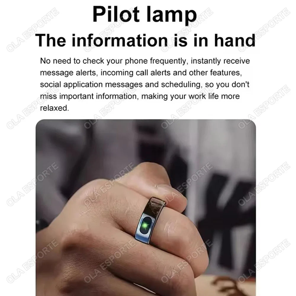 Bague Connectée Smart Ring Santé Température Étanche 5ATM | MDN Store