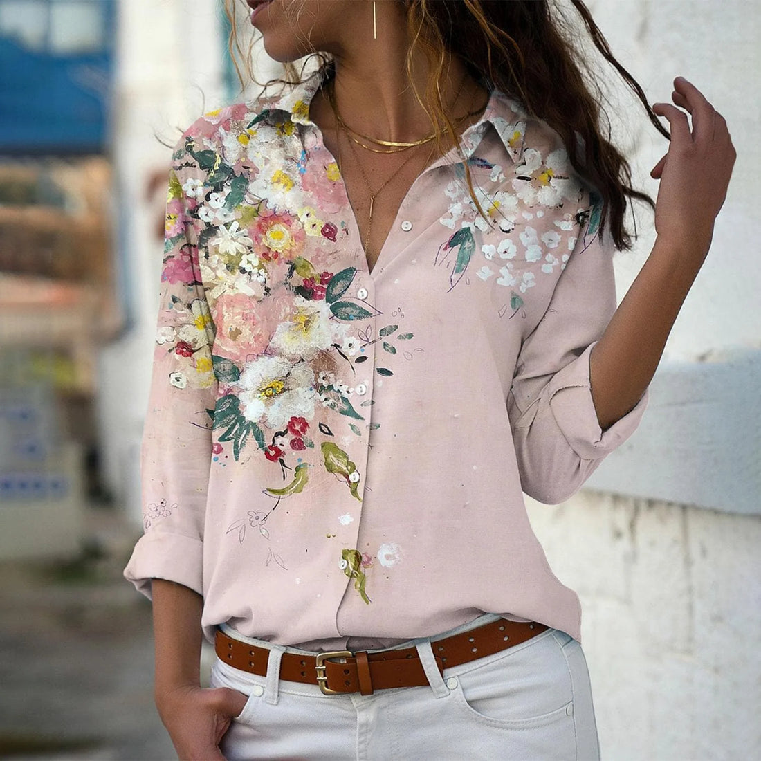 Chemise Loose Femme Manches Longues | MDN Store