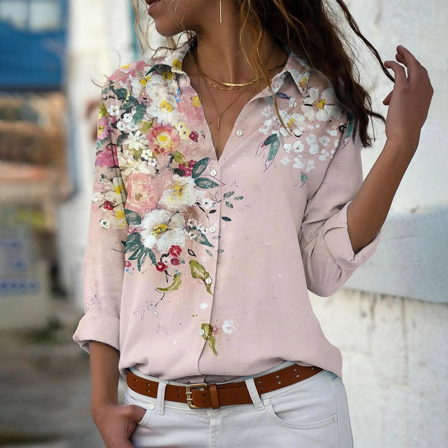 Chemise Loose Femme Manches Longues | MDN Store
