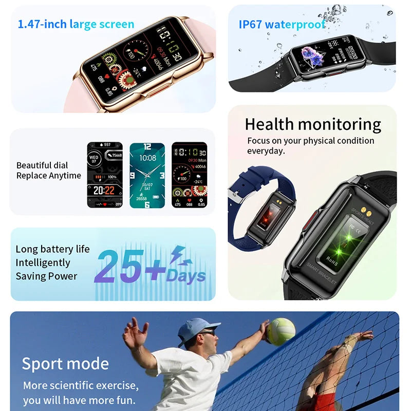 Bracelet Connecté Sport Cardiofréquencemètre SpO2 | MDN Store