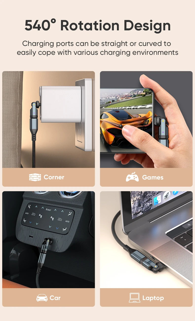 aufu-pd240w-usb-c-a-type-c-otg-adaptateur-540-rota - MDN Store 25