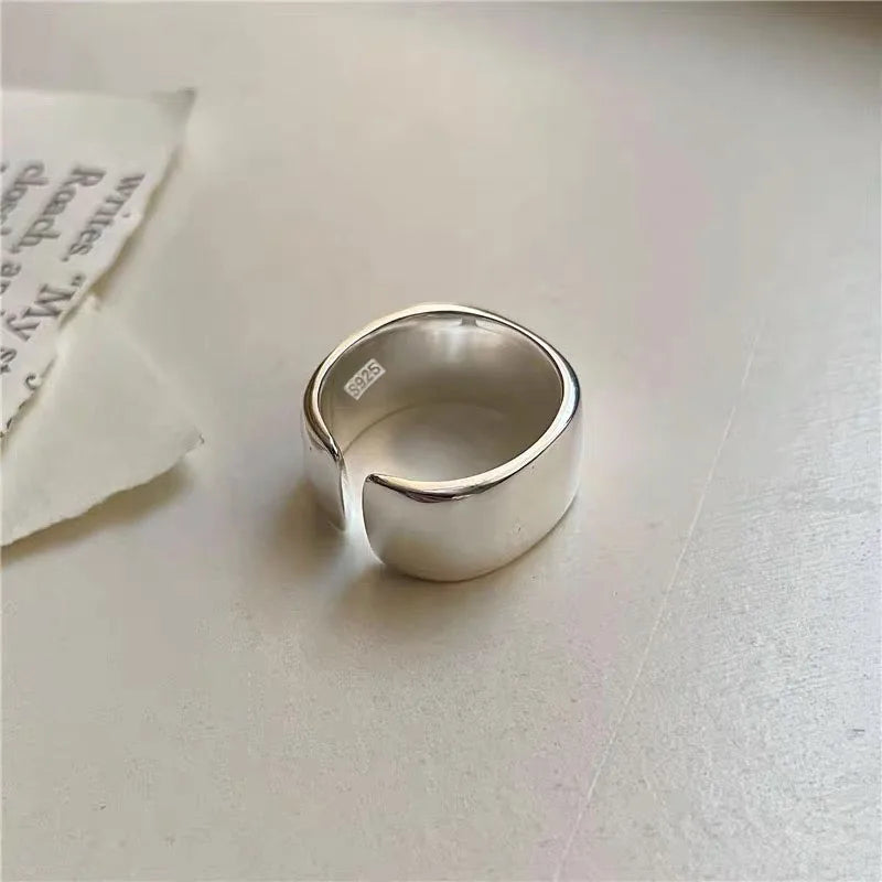 Bague Géométrique Irrégulière Acier Vintage | MDN Store