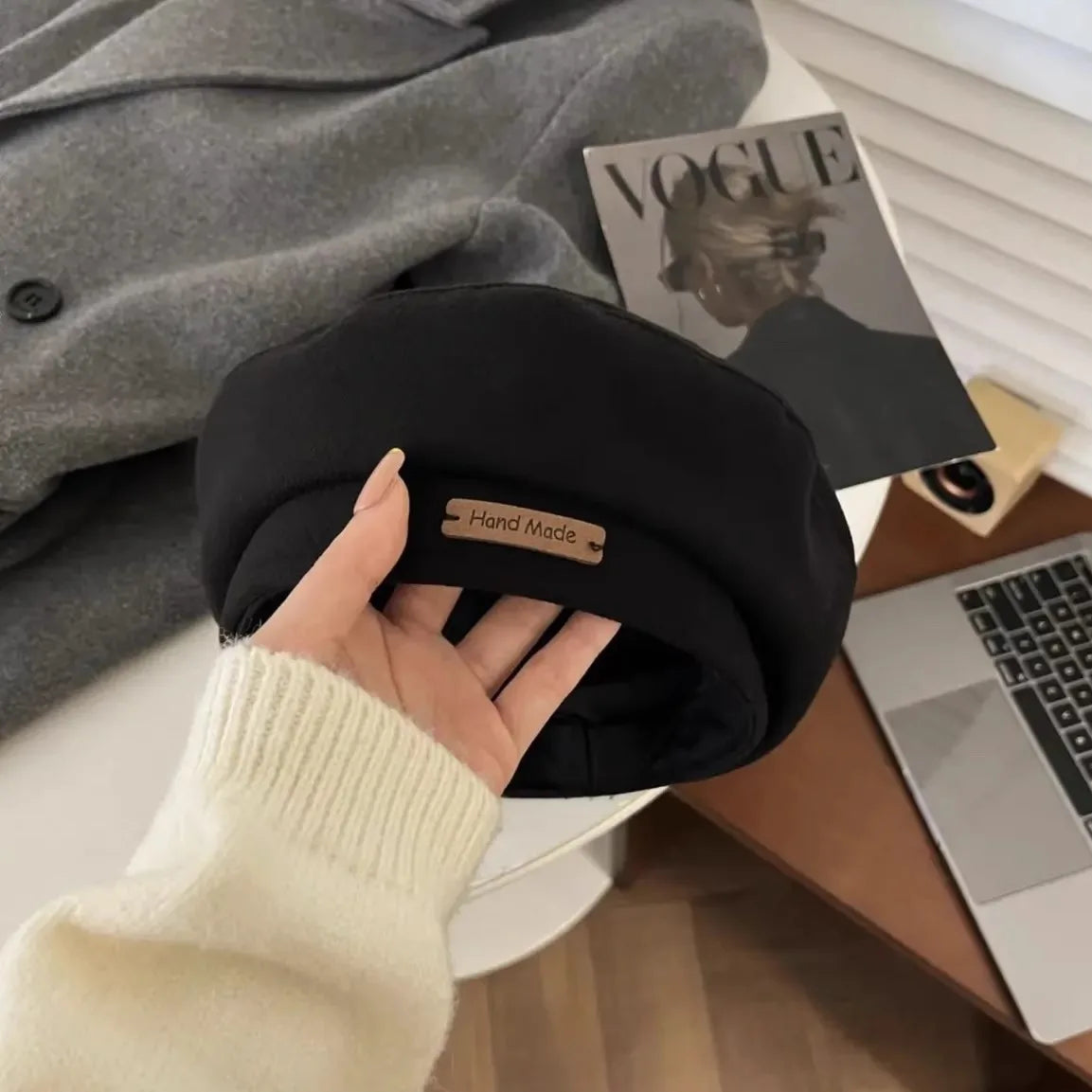 Béret Femme Vintage Laine Feutrée | MDN Store