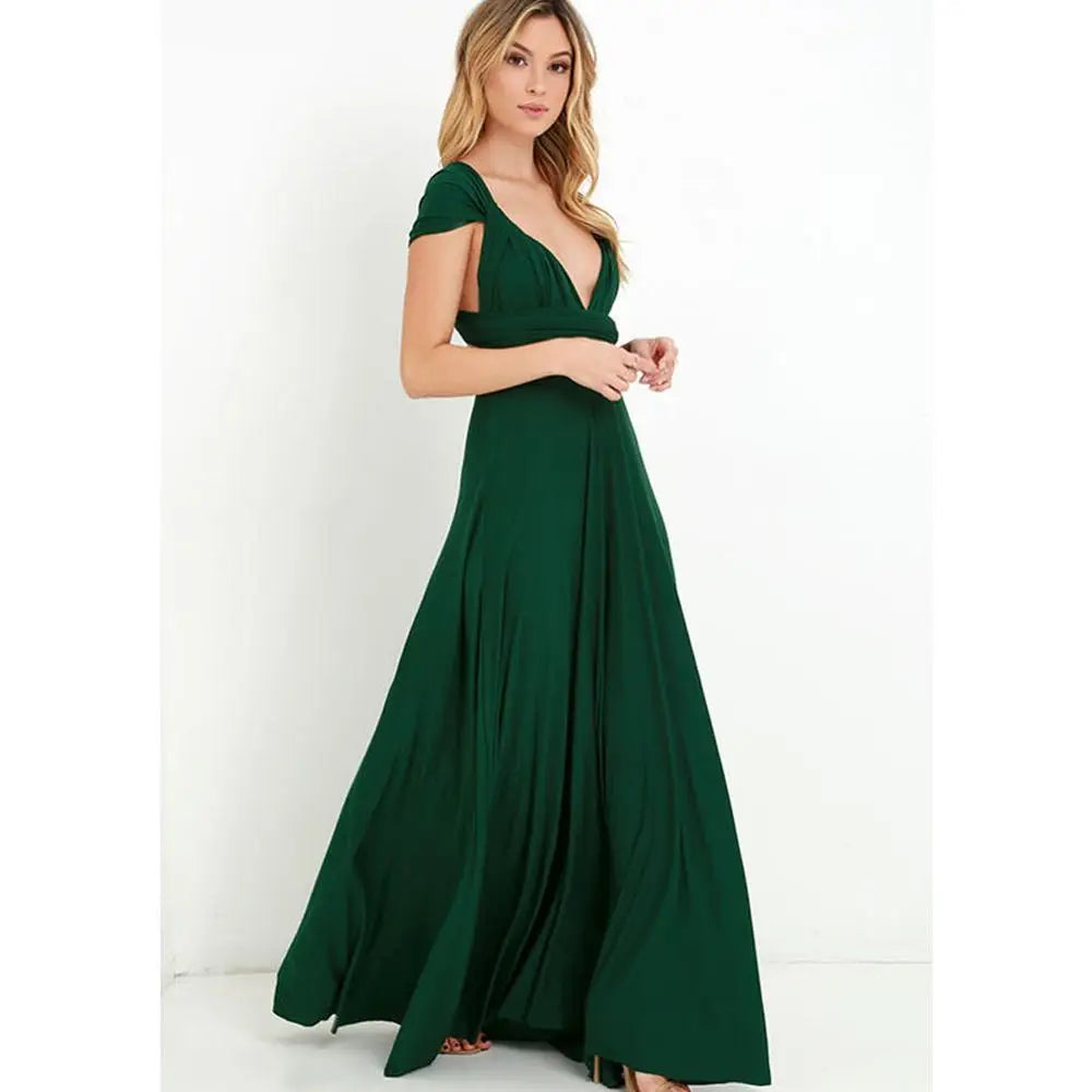 Robe Longue Femme Bandage Multiway Convertible Boho | MDN Store