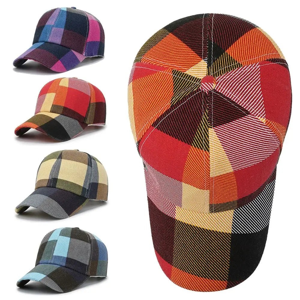 Casquette Baseball Carreaux Rouge | MDN Store