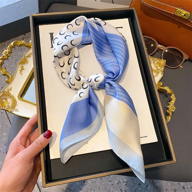 Foulard Carré Soie Floral Femme 70x70cm | MDN Store