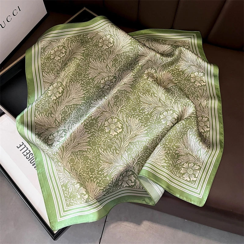 Foulard Carré Soie Naturelle 100% 53cm Femme | MDN Store