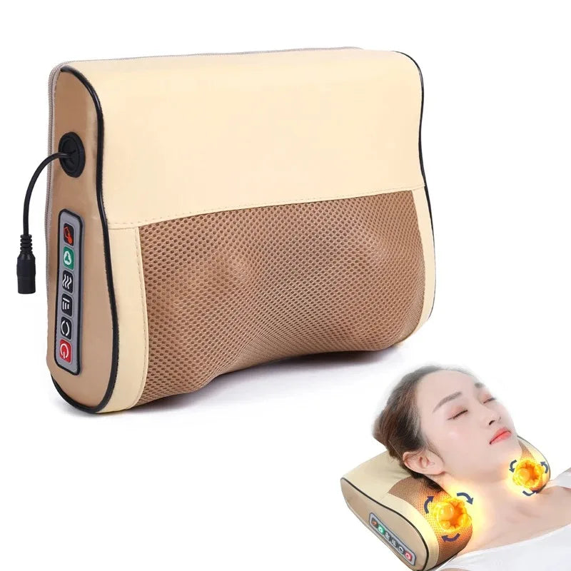 Oreiller Masseur Électrique Infrarouge - Dos, Cou & Épaules | MDN Store 25