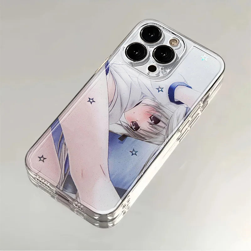 Coque iPhone Anime Femme Style Années 2000 Minimaliste - 16 15 14 13 | MDN Store