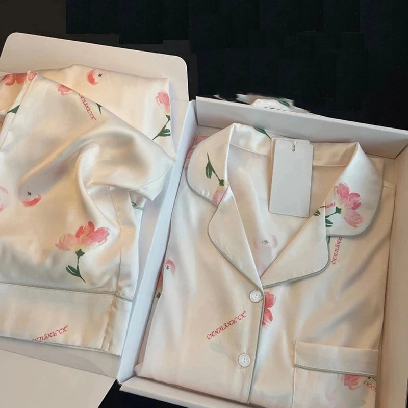 Pyjama Soie Glacée Satin Luxe | MDN Store