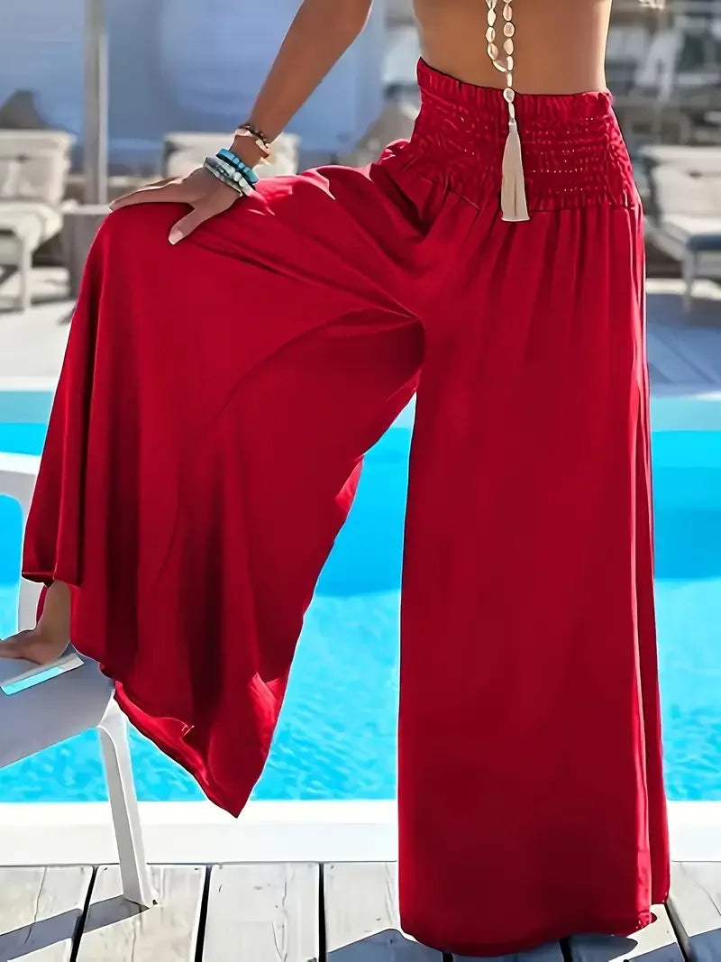 Pantalon Grande Taille Soie Glacée Femme | MDN Store