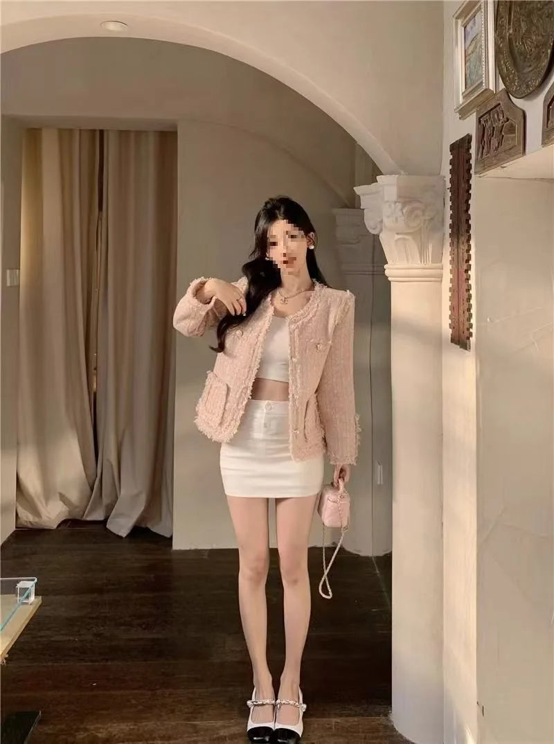 Veste Courte Bouclé Style Français | MDN Store