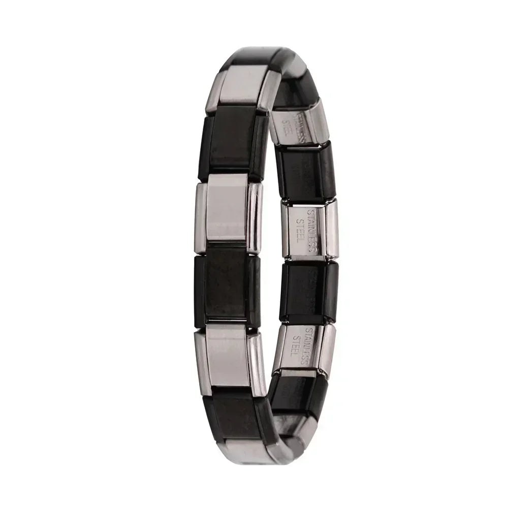 Bracelet Femme Elastique Charme Acier Inoxydable 9mm | MDN Store