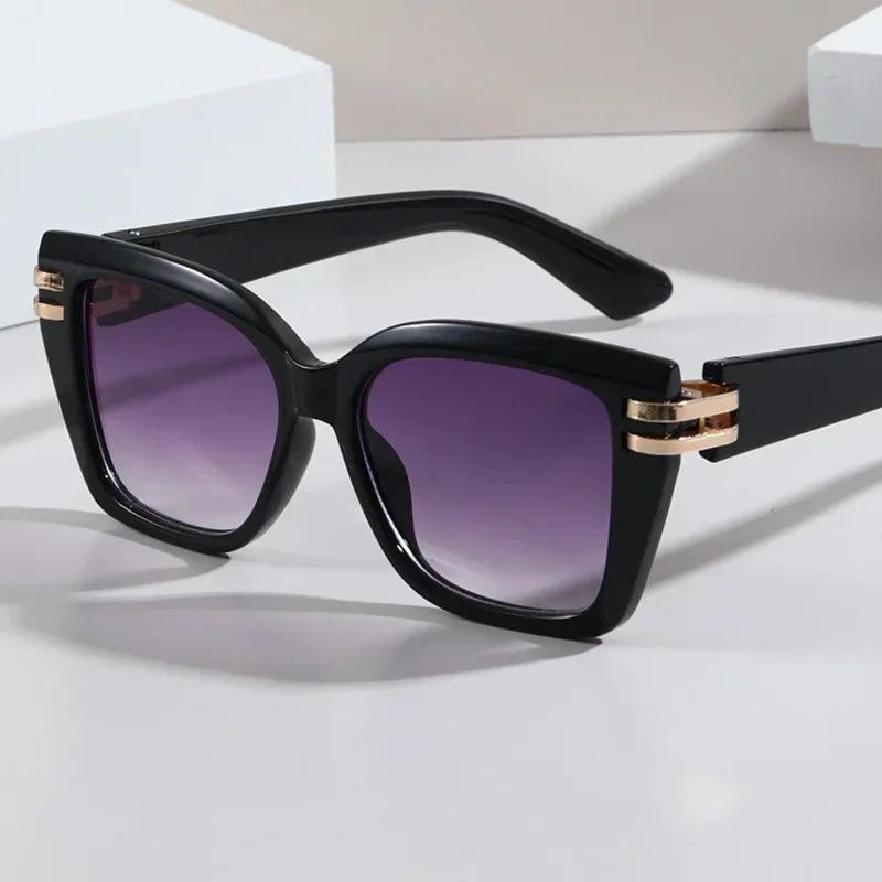 Lunettes Soleil Carré Vintage Rivet | MDN Store