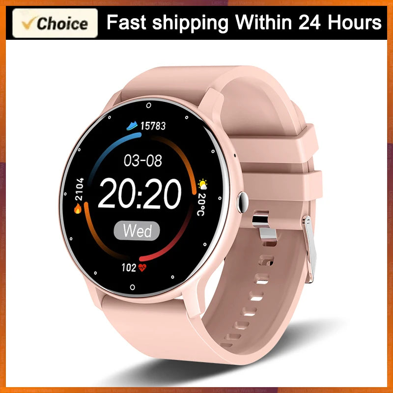 Montre Connectée Femme Homme LIGE Étanche - Bracelet Sport Météo Android iOS | MDN