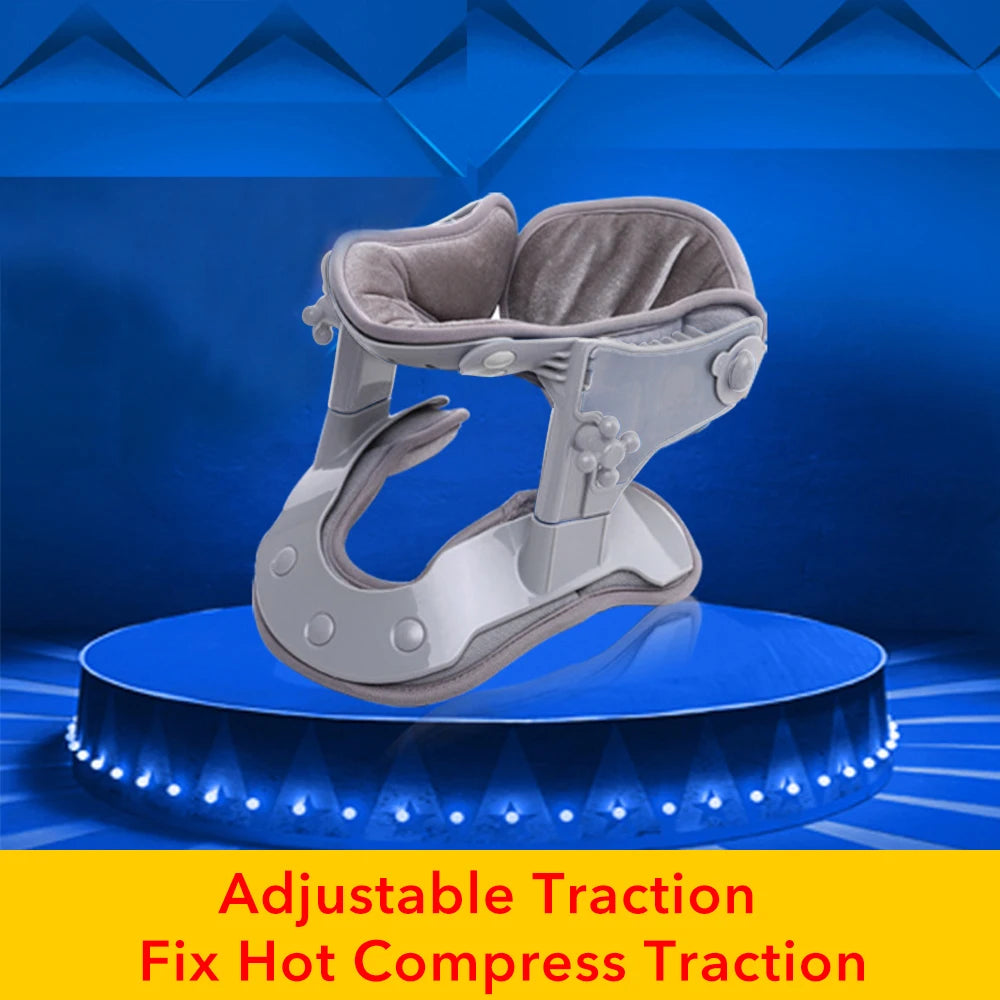Collier Traction Cervicale Chauffant Reglable 5 Niveaux | MDN Store 25