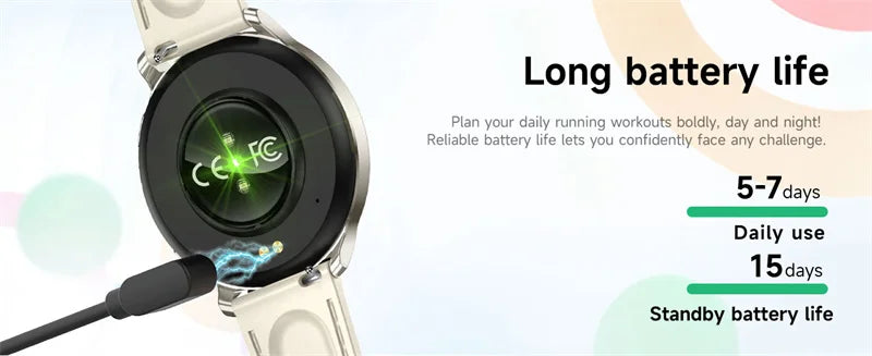 Montre Connectée AMOLED 1.32" Lampe Torche Bluetooth | MDN