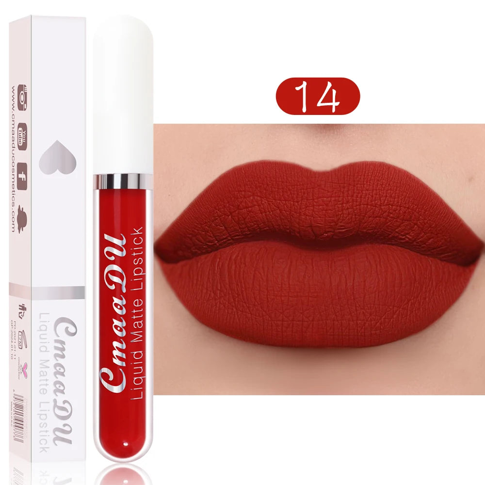 Gloss Lèvres Mat CmaaDu Imperméable Longue Tenue Teinture Rouge | MDN Store