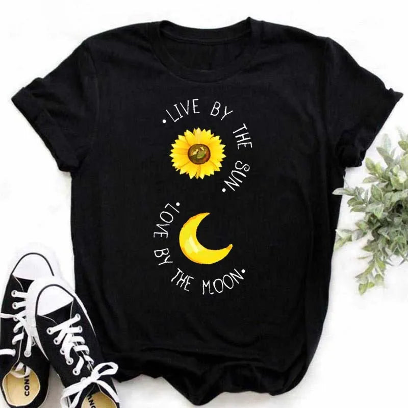 T-shirt Coton Tournesol Papillon Oversize | MDN