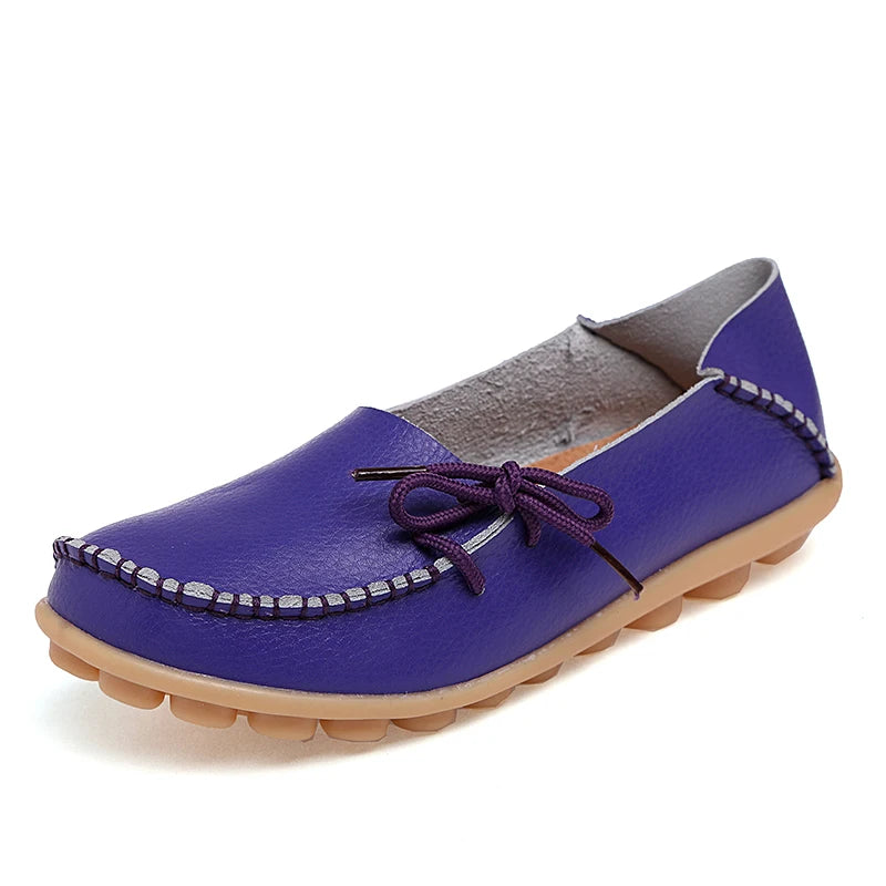 Ballerines Cuir Nœud Papillon Grande Taille | MDN