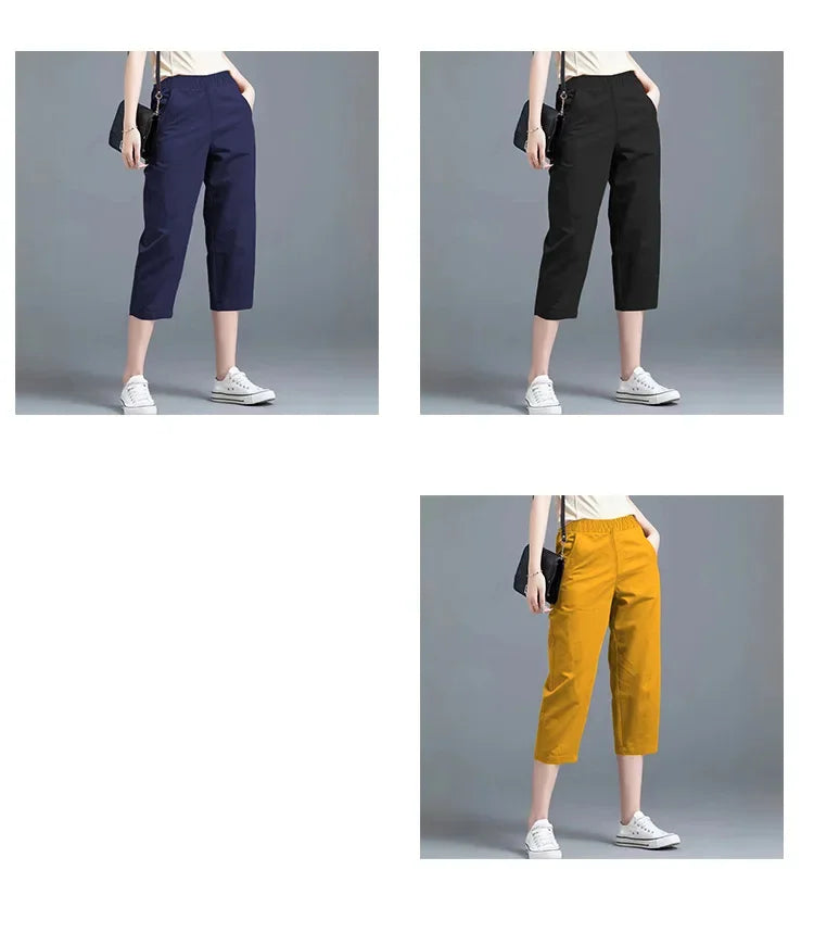Pantacourt Large Soie Glacée Été Femme | MDN Store